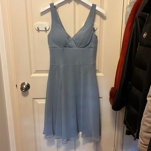 Azazie Diana in Dusty Blue